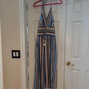 VENUS Multicolor Striped Jumpsuit